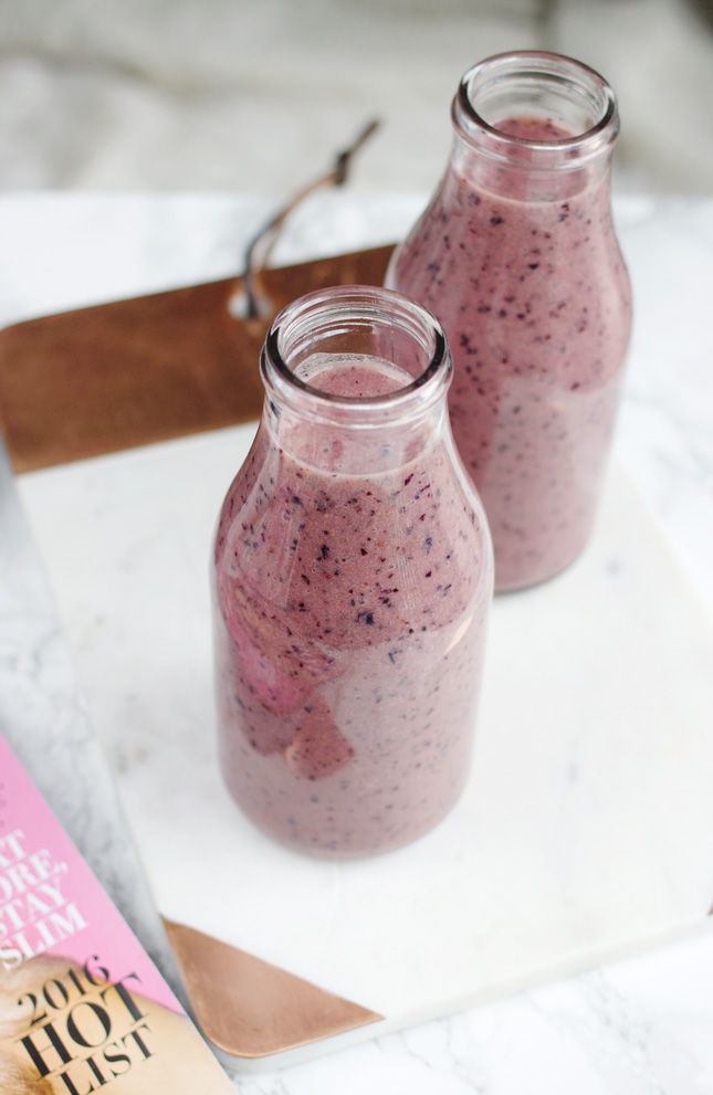 Peanut Butter & Jelly Smoothie (that's Totally Good For You ...