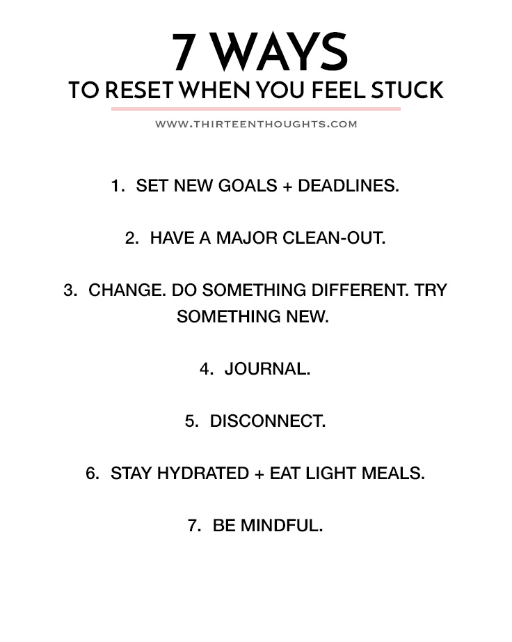 What To Do When You Feel Stuck